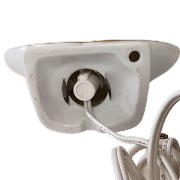 Praying Girl Porcelain Night Light Lamp Boudoir Bedside Religious Cross Vintage. - Picture 9 of 15